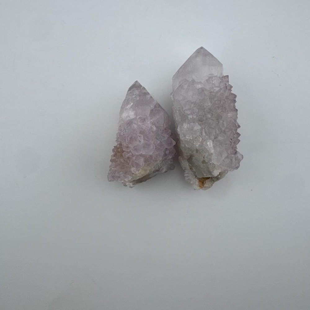 2x Spirit Quartz Crystal Specimen